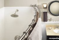 Upgrade Your Bathroom with a Curved Shower Rod into a Spa-Like Space