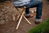 DIY Folding Tripod Stool for Stylish, Comfortable Camping
