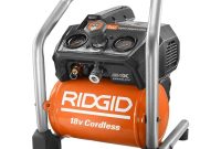 Ridgid 18V Cordless Air Compressor: Portable Tire Inflator for Tools