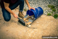 QuikLid Bucket Scoop: Fast Lid Remover and Pouring Tool