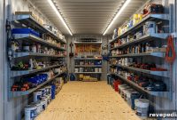 Organize Tools, Materials and Stock Inside a Storage Container