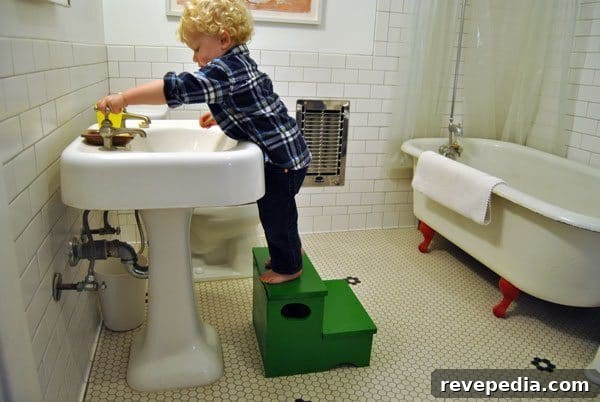 IKEA First: Start Your Day Right in 59 Seconds 4 step-stool-storage
