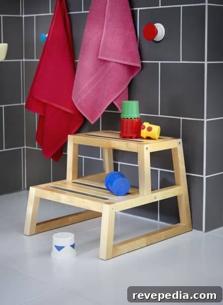 IKEA First: Start Your Day Right in 59 Seconds 5 IKEA Molger step stool