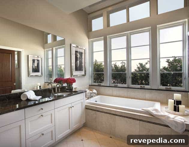 Choosing Glass Types and Window Materials for Replacement Windows 4 white-bathroom-windows