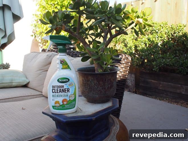Keep Patio Furniture Clean: Remove Dirt, Stains & Mildew 2 scotts-cleaner-patio