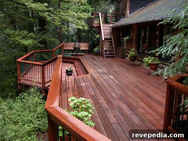redwood deck