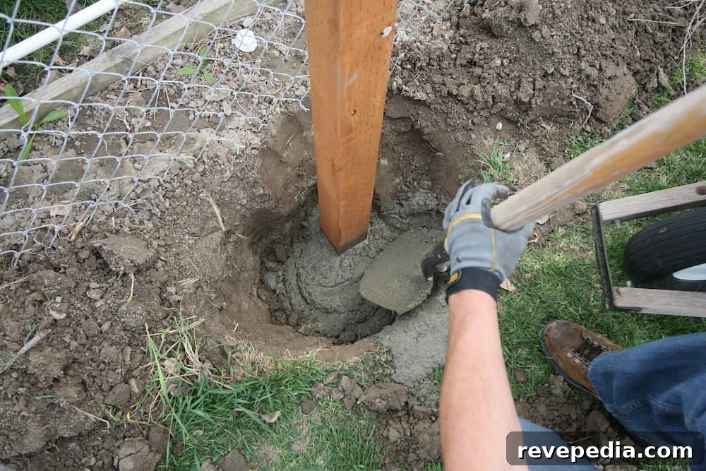 Find Frost Line Depth by ZIP Code Before Digging Footings 3 setting a fence post below the frost line.