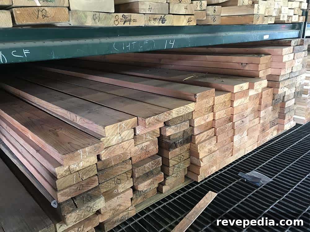 redwood lumber