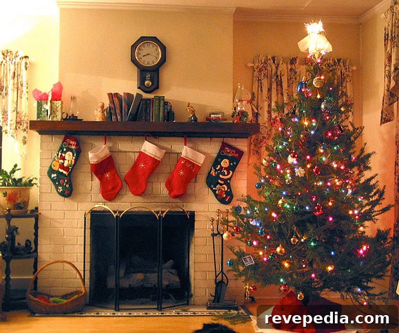 How to Choose the Perfect Christmas Tree This Year 2 christmas-tree-fireplace-stockings.jpg