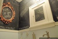Chalkboard Paint and Creative Upgrades for a Tiny Bathroom
