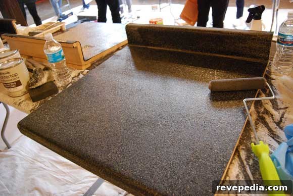 Rust-Oleum Appeals to DIY and Design Fans with Kitchen Makeovers 6 rustoleum-finished-countertop.jpg