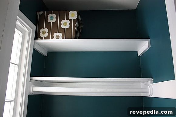 Weekend Project: Transform Your Closet into Functional Storage 2 PaintedCloset_RussetStReno.JPG