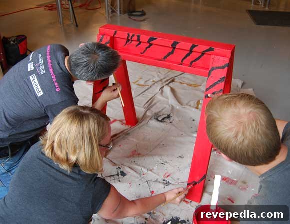 Craftsman DIY Blogger Build-Off Goes Wild: Epic Project Showdown 6 saw-horse-paintjob.jpg