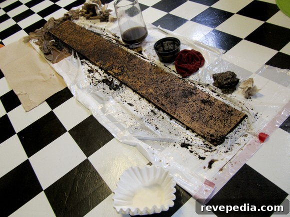 Make a Giant DIY Ruler Height Chart for Free 4 giant_ruler_coffee_grounds.jpg