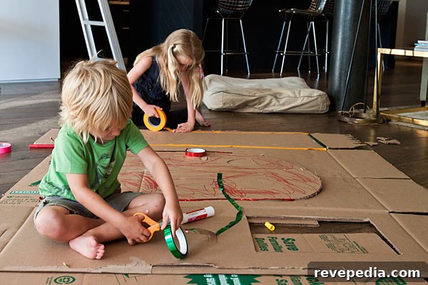 Built by Kids: ABCs of DIY Projects for Curious Children 3 cardboard-decorating.jpg