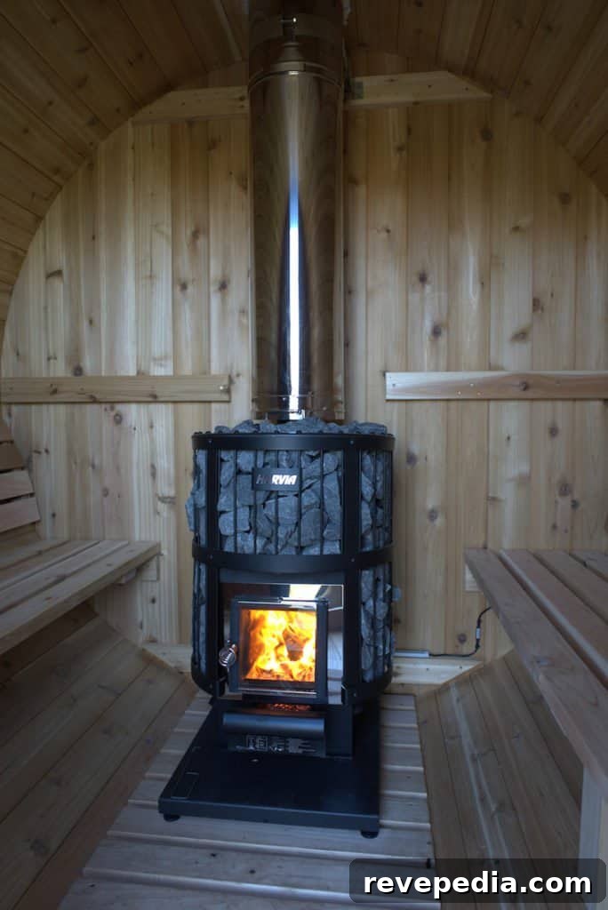 Testing the stove and ventilation