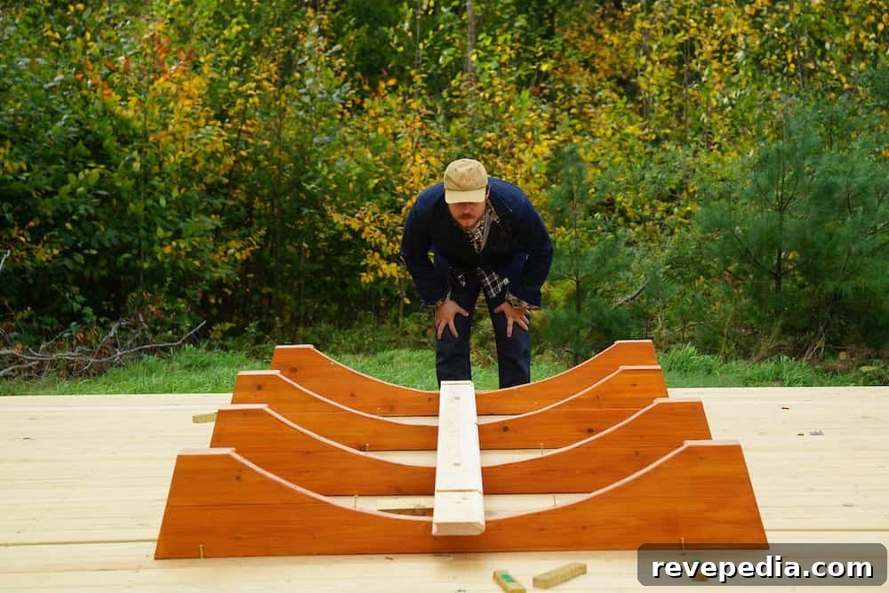 Assembling sauna barrel staves