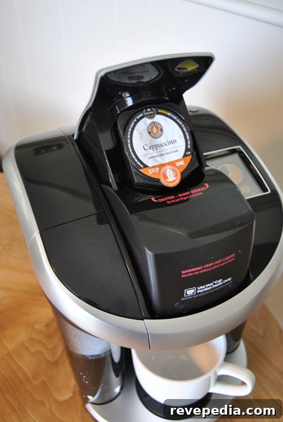 Keurig Vue Coffee Maker Review: Features, Pros, and Verdict 4 keurig-vue-cappucino.jpg