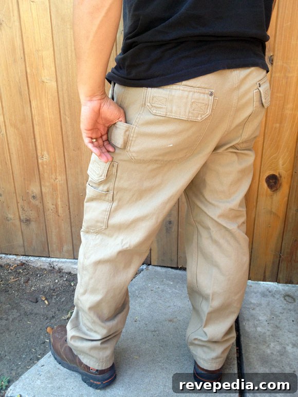 Duluth Firehose Work Pants That Resist Wild Boar Damage 5 firehose-workpants-butt.jpg
