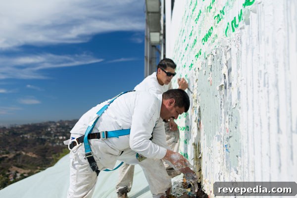 Hollywood Sign Gets a Facelift: What Changed and Why 4 Hand-and-tool-work.jpg