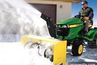 Turn Your Riding Lawnmower into a Powerful Snow Plow