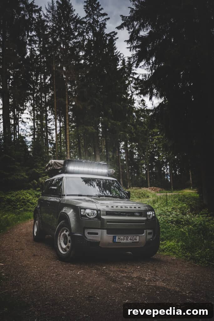 Land Rover Defender 110 Overland Roof Rack for Gear and Cargo 2 img 25599 1