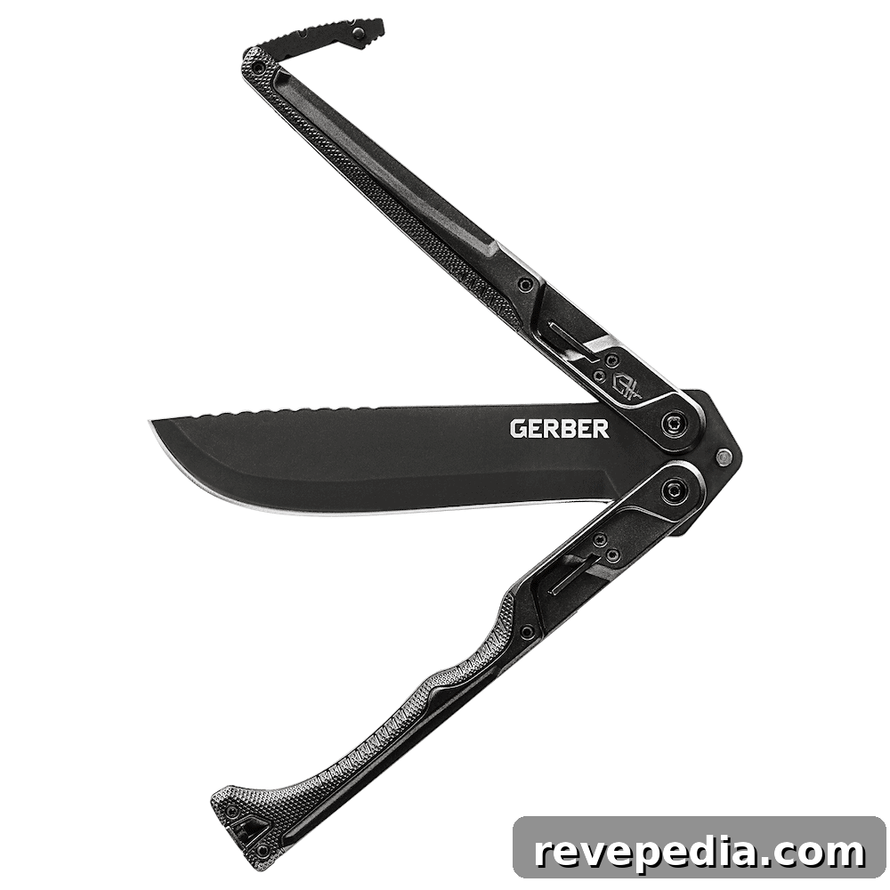 Gerber Doubledown Folding Machete: Compact Backpack-Ready Blade 2 gerber doubledown folding machete