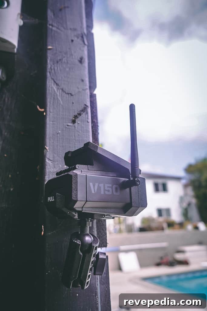 Vosker V150: Truly Wireless Security Camera for Any Location 14 VOSKER V150 snapshot with timestamp