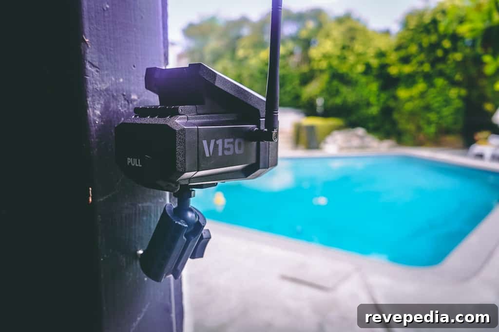 Vosker V150: Truly Wireless Security Camera for Any Location 3 VOSKER V150 front view