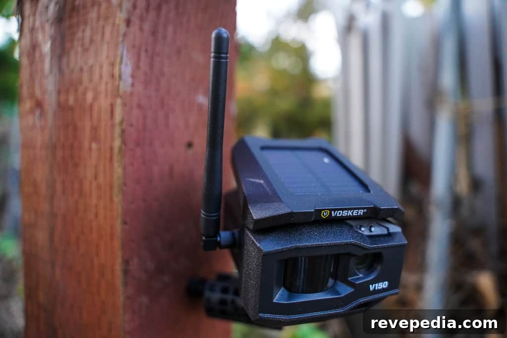 Vosker V150: Truly Wireless Security Camera for Any Location 4 VOSKER V150 solar panel