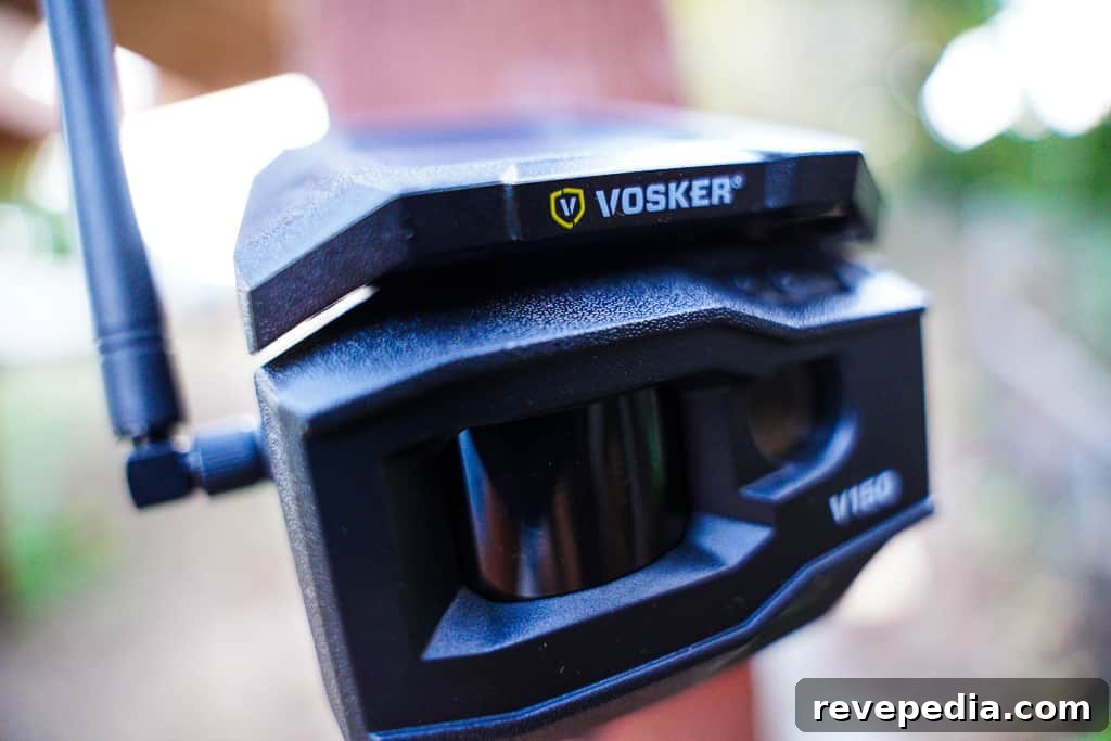 Vosker V150: Truly Wireless Security Camera for Any Location 8 VOSKER Sense AI interface