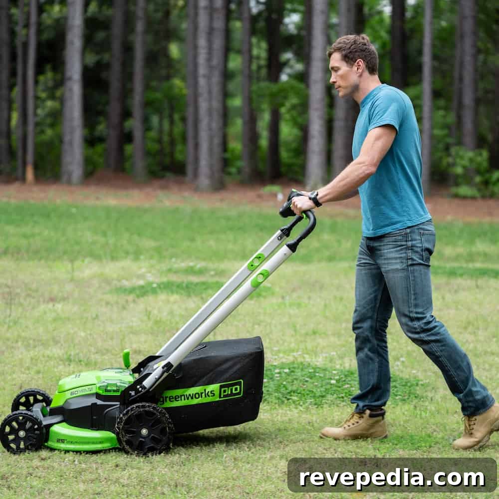 Win a Greenworks 60V Lawn Mower for Earth Day Celebration 4 img 26743 5