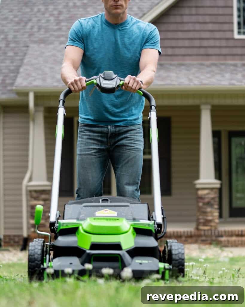 Win a Greenworks 60V Lawn Mower for Earth Day Celebration 6 img 26743 7
