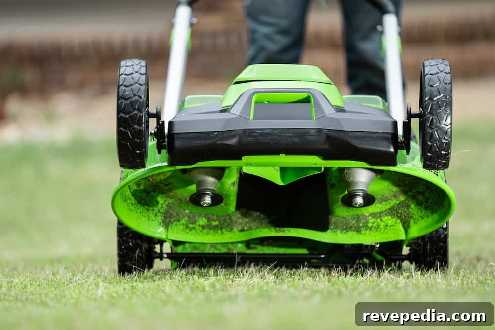 Win a Greenworks 60V Lawn Mower for Earth Day Celebration 8 img 26743 9