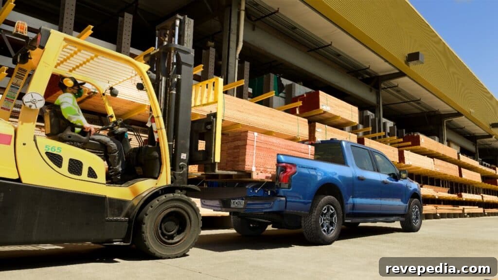 F-150 Lightning interior and features