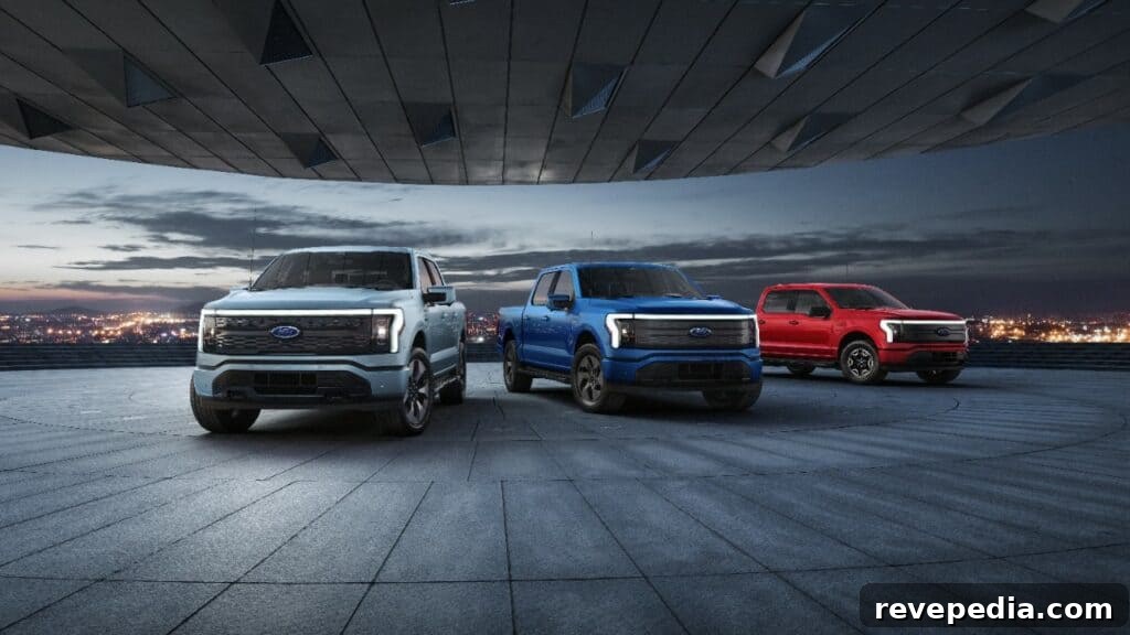 F-150 Lightning parked