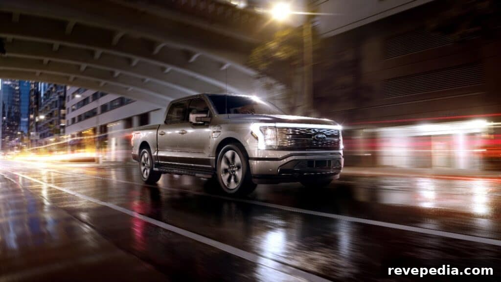F-150 Lightning driving