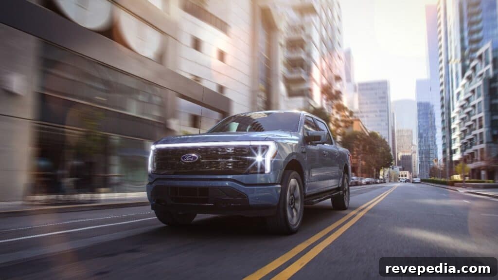 F-150 Lightning charging port