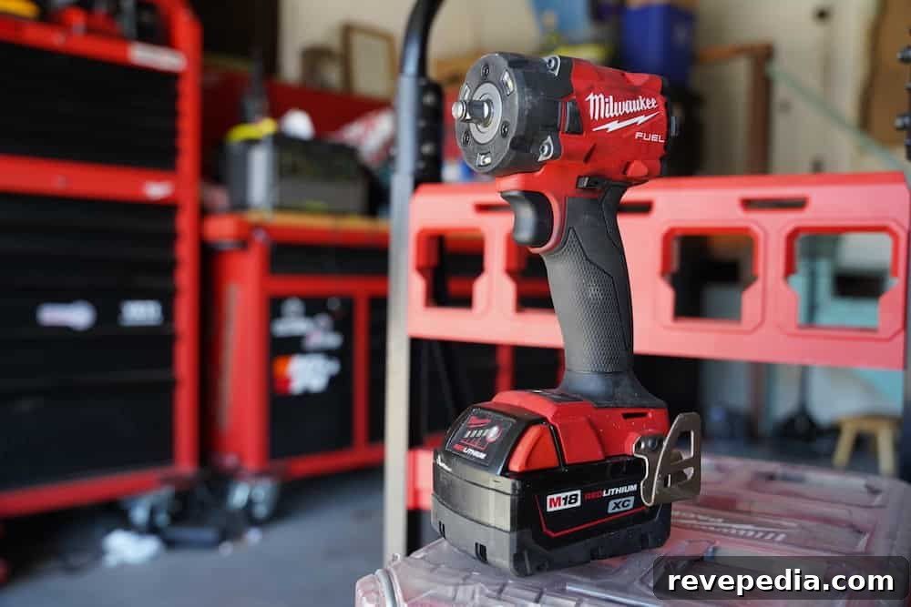 Milwaukee 3/8 Impact Wrench — Compact High-Torque Driver 9 img 27155 8