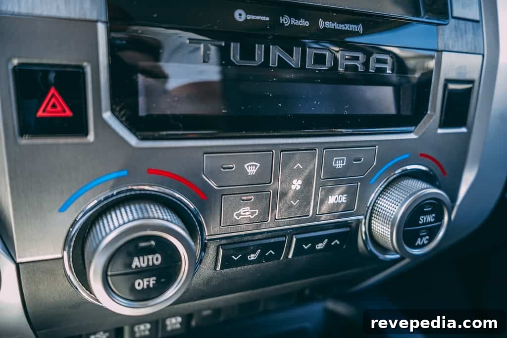 Inside the Final Toyota Tundra V8: Specs, Performance & Legacy 13 Tundra interior detail