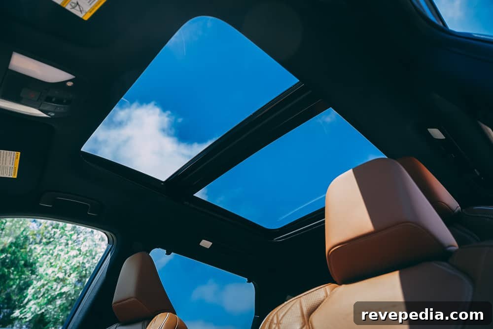 2024 Infiniti QX60: New Luxury Features and What’s Changed 13 Panoramic sunroof view
