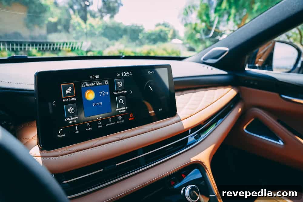 2024 Infiniti QX60: New Luxury Features and What’s Changed 26 Front seats and dashboard