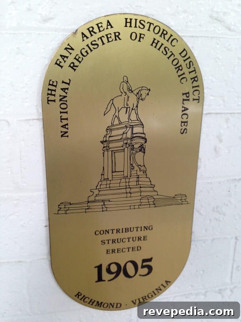 Richmond Historic Home Renovation: Before & After Transformation 4 robert e lee plaque in richmond virginia