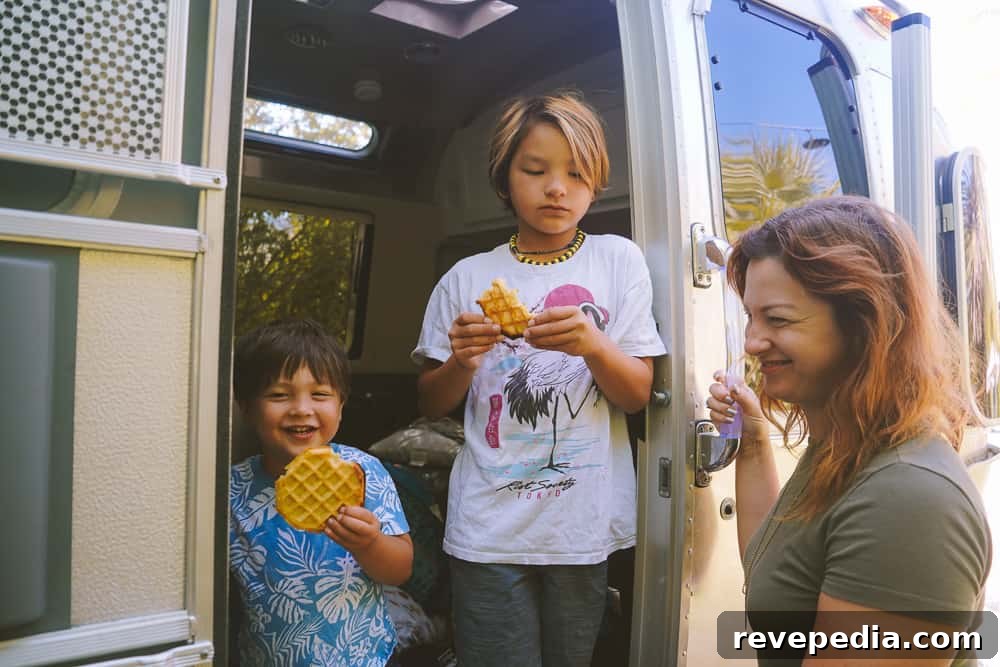 Glamp at Caravan Outpost in Ojai: Luxe Outdoor Getaway 10 Airstream kitchen