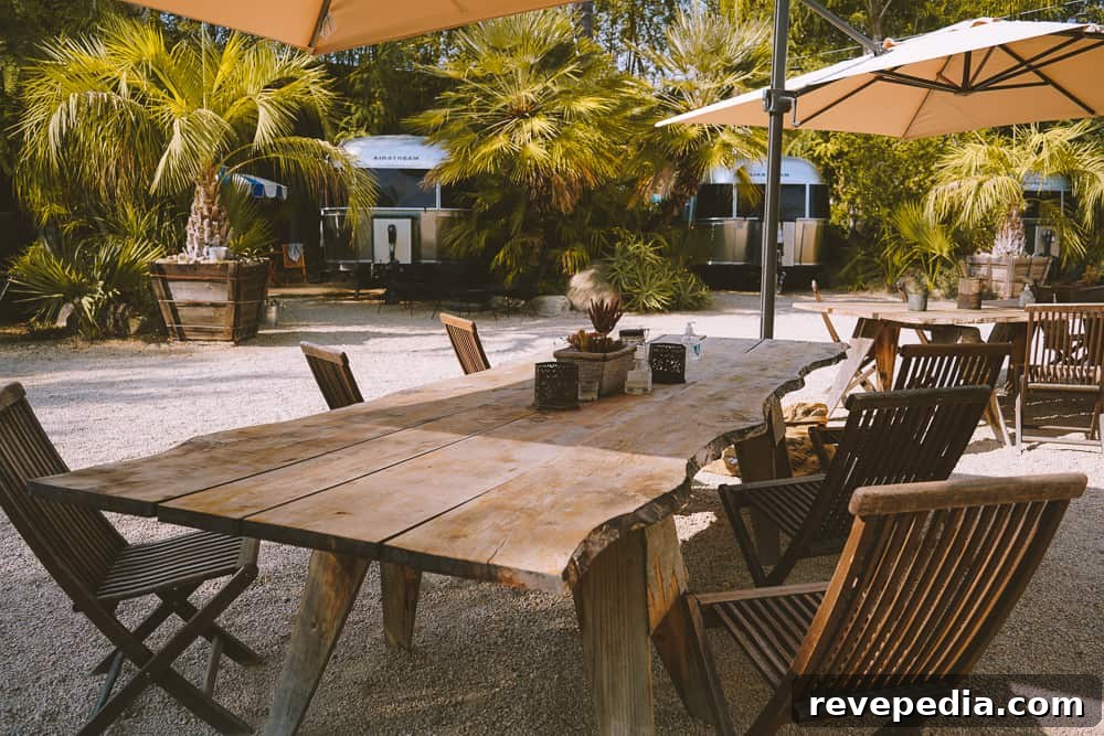 Glamp at Caravan Outpost in Ojai: Luxe Outdoor Getaway 33 Comfortable seating