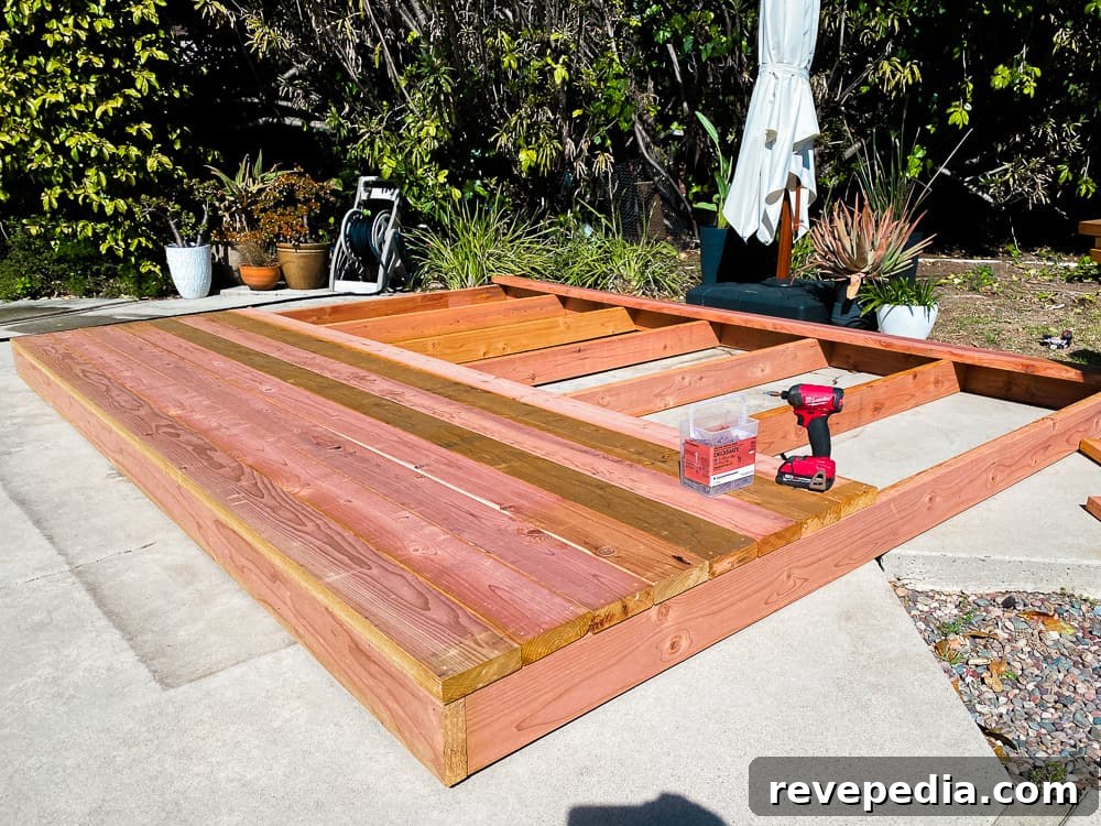 Build a Raised Redwood Deck: Step-by-Step Guide and Tips 10 img 29790 9