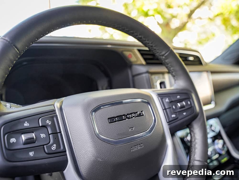 GMC Yukon XL Denali interior and profile GMC Yukon XL Denali interior and profile