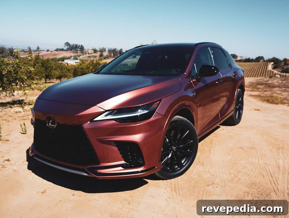 2023 Lexus RX front view 2023 Lexus RX front view