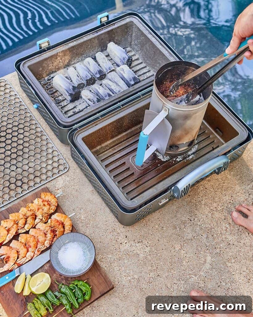 Portable Nomad Grill: Rediscover Real Charcoal Flavor Anywhere 5 img 30915 4