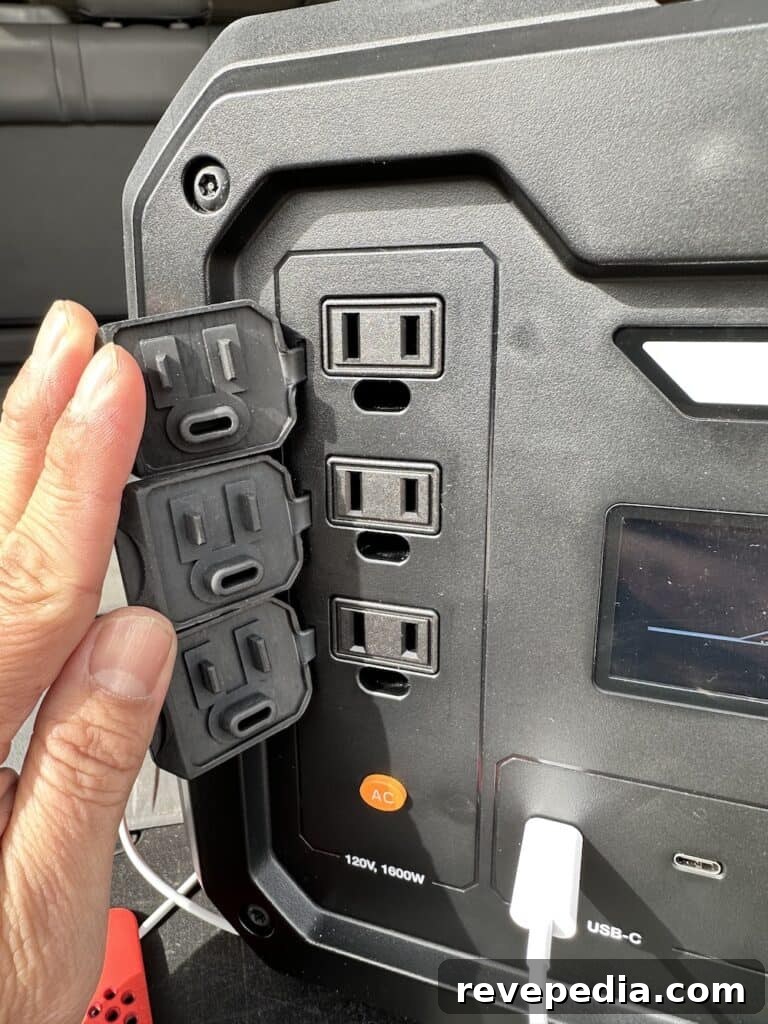 GB1000 ports and display